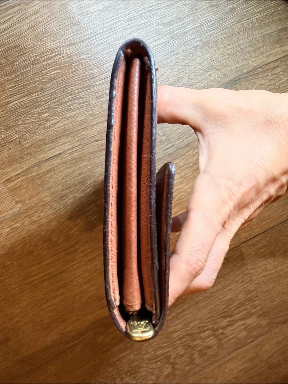 Louis Vuitton Monogram Long Wallet - Brown with Gold Monogram TH0938